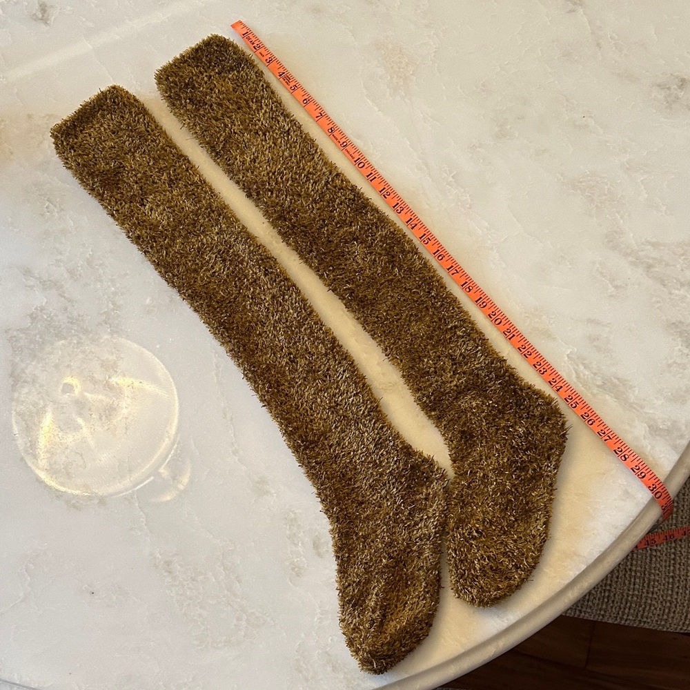 Free People Brown Over-the-Knee Socks